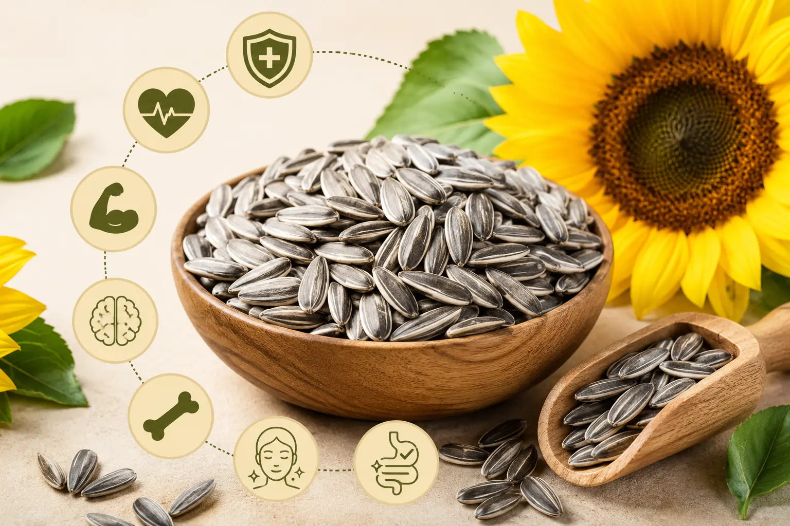 Top 10 Amazing Benefits of Sunflower Seeds for Health, Skin, Heart and Weight Management