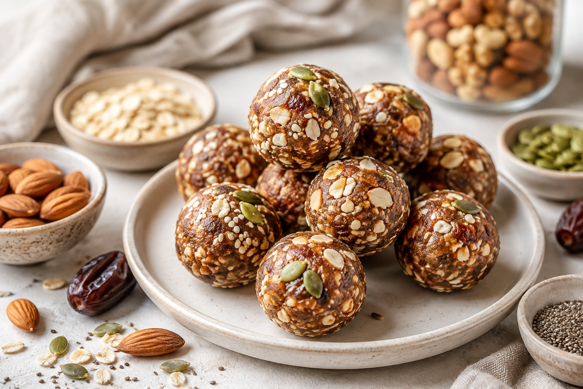 No-Bake Energy Balls With Nuts & Seeds: A 10-Minute Snack Recipe