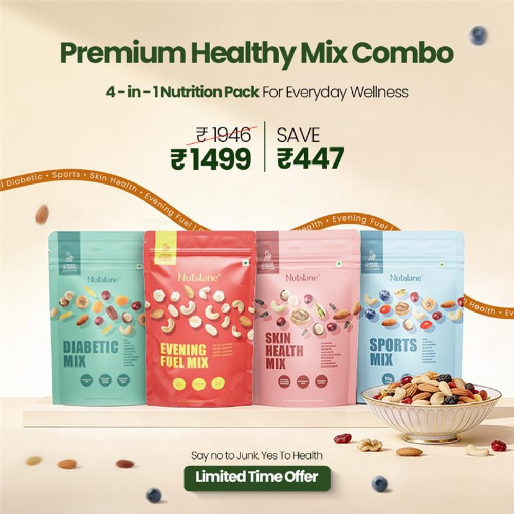 Healthy Mix Combo | 4-in-1 Nutrition Pack | (760g)