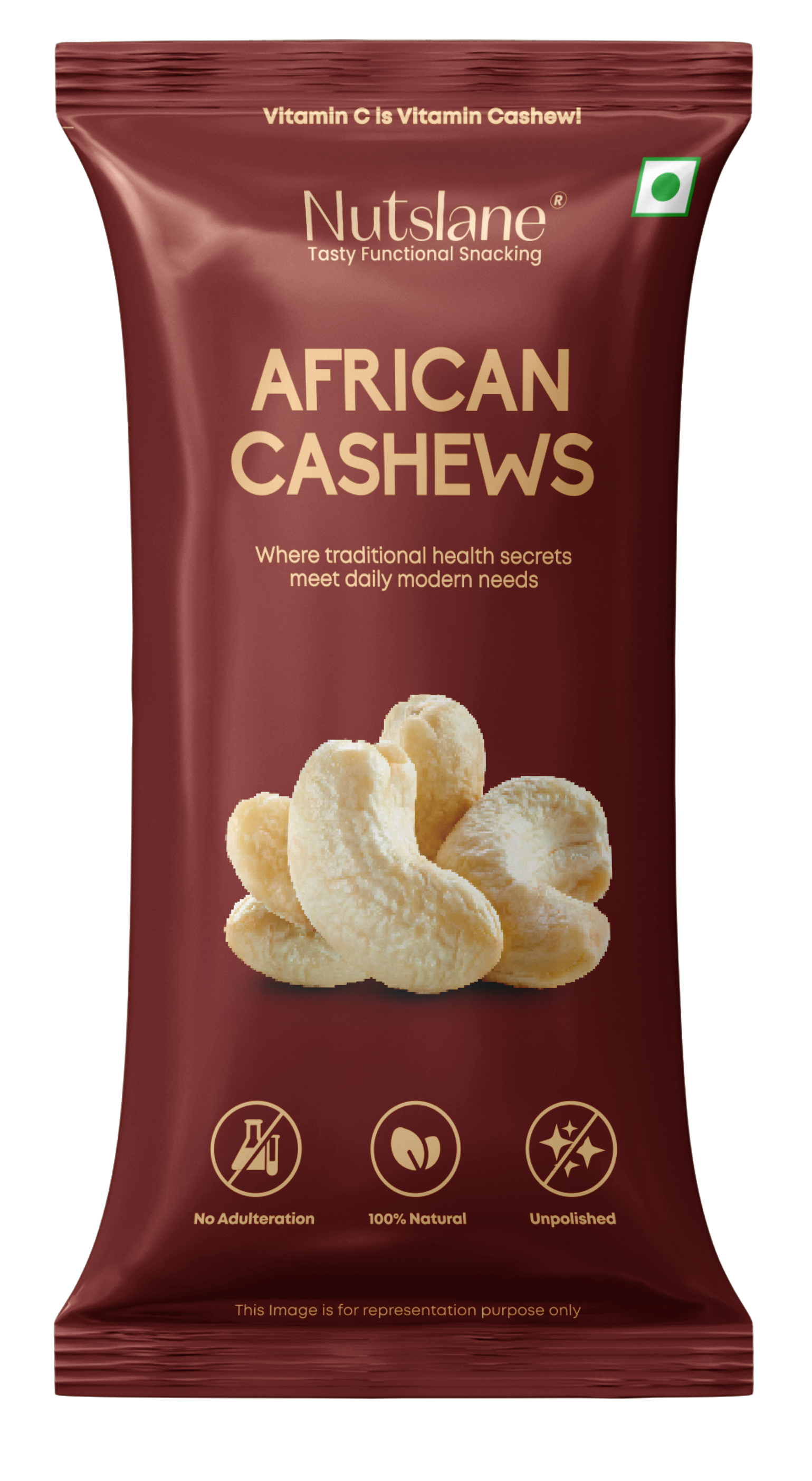 Nutslane African Cashews - 30g