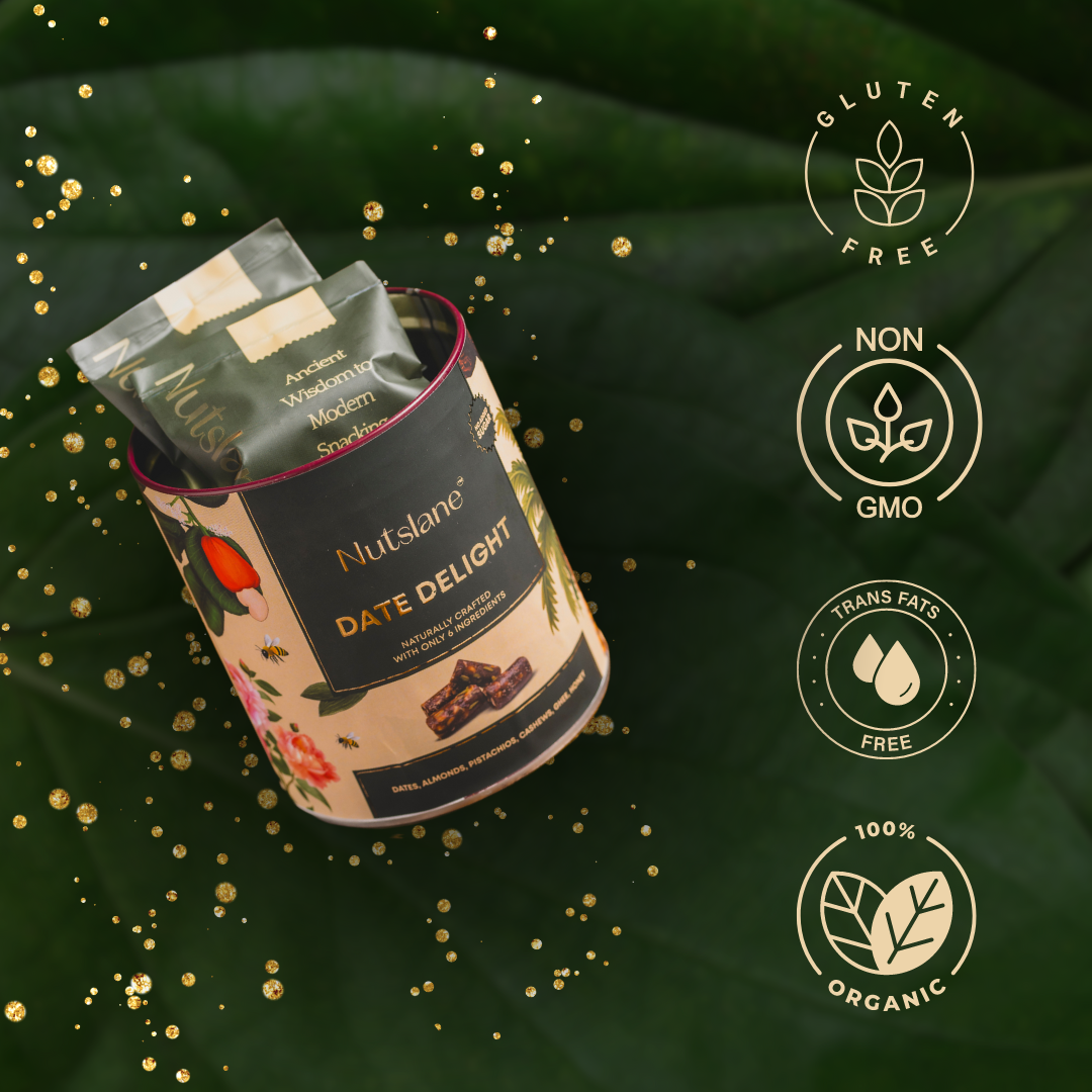 Premium Date Delight Rolls - 10 Pcs | pack of 2 (200g Each)