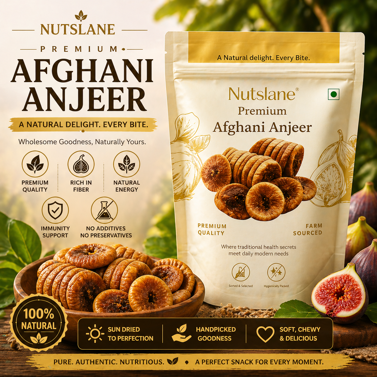 Dried Figs (Anjeer) – Fiber-Rich, Naturally Sweet Superfood