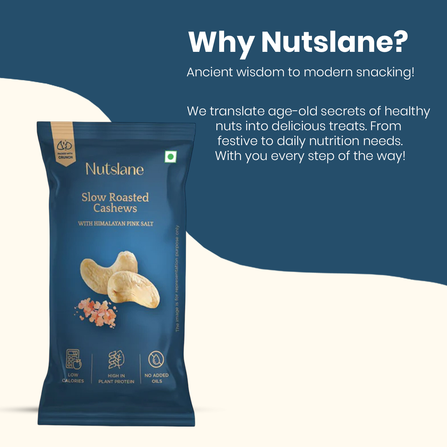 Salted and Roasted Cashews On The Go Pack