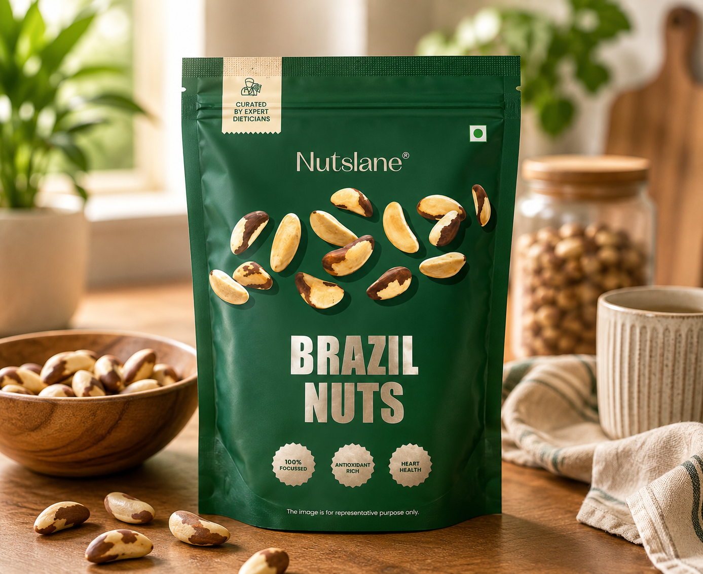 Premium Brazil Nuts (Raw) β Imported Healthy Nuts Rich in Selenium