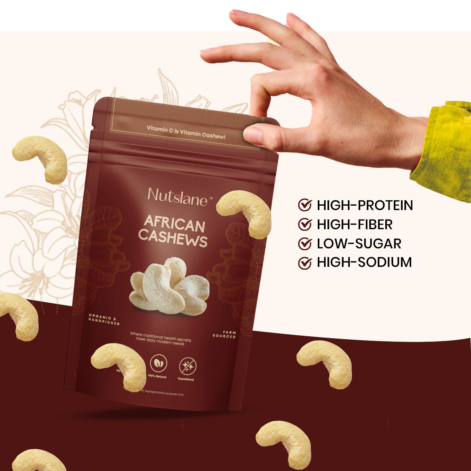 African Cashews Pack of 2 ( 500g Each)