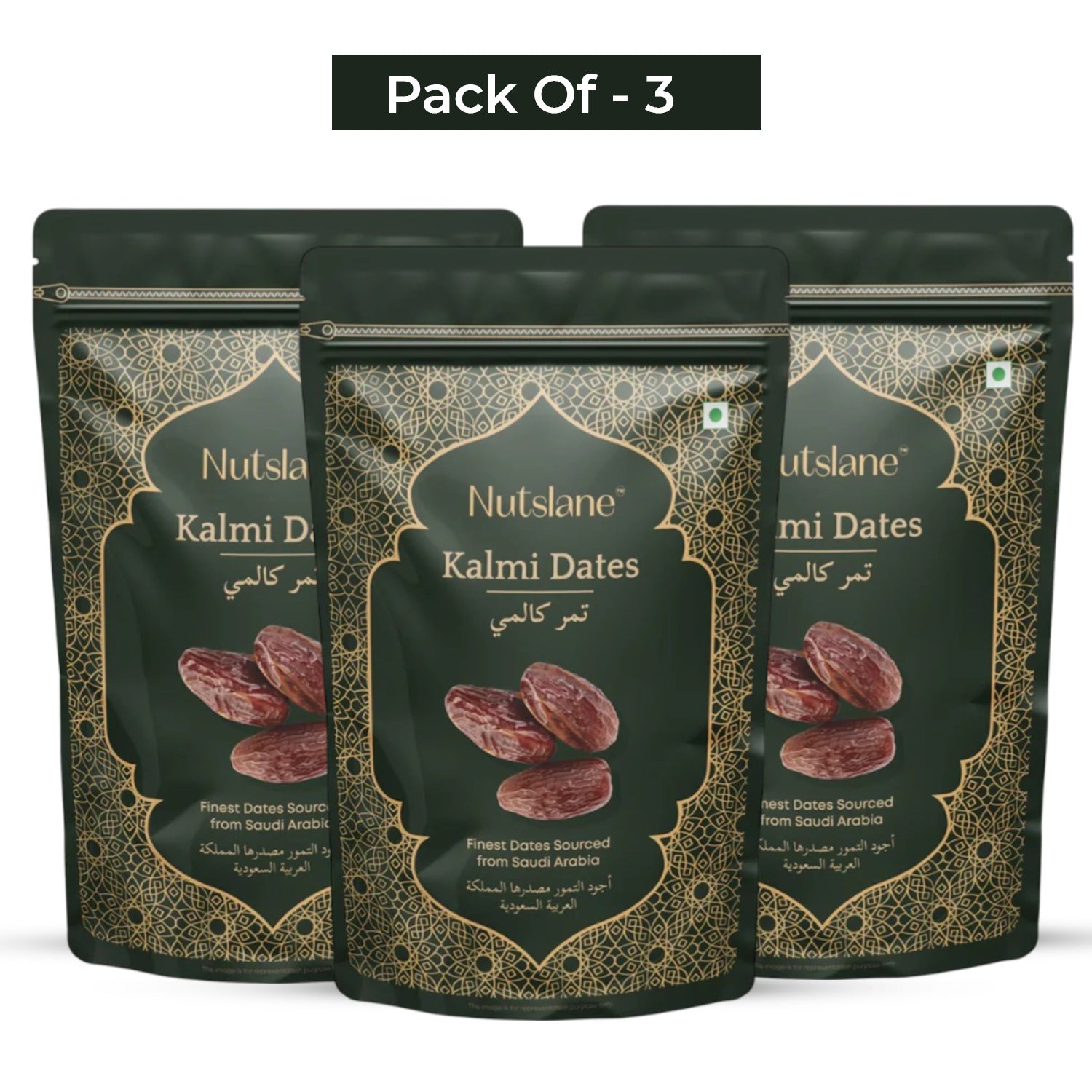 Premium Kalmi Dates | Pack of 3 (200g Each)