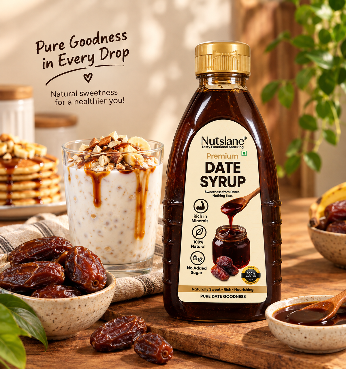 Premium Date Syrup | 100% Natural Date Sweetener | No Added Sugar