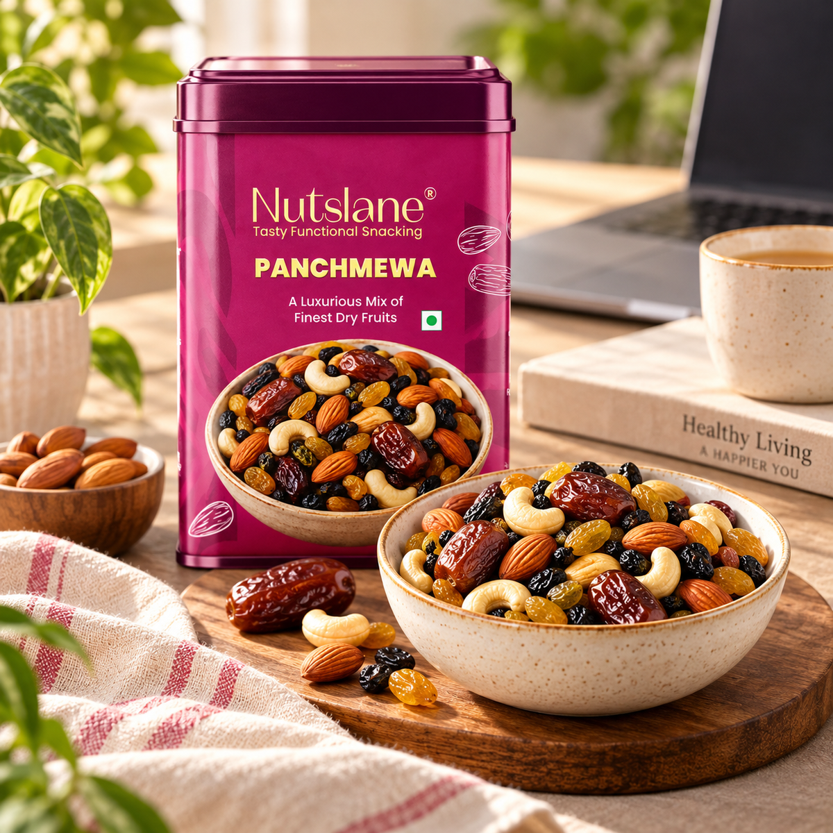 Nutslane Panchmewa Mix 200g | Premium Dry Fruit & Nut Mix | Traditional Indian Panchmewa Snack | Healthy Gourmet Snacking ✨