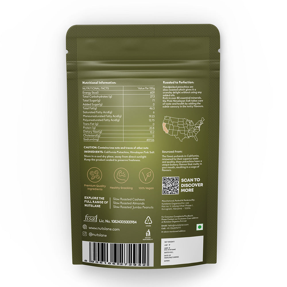 Salted and Slow Roasted Pistachios