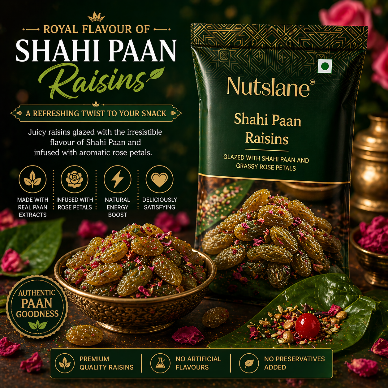 Shahi Paan Raisins – Flavoured Raisins Snack (30g)