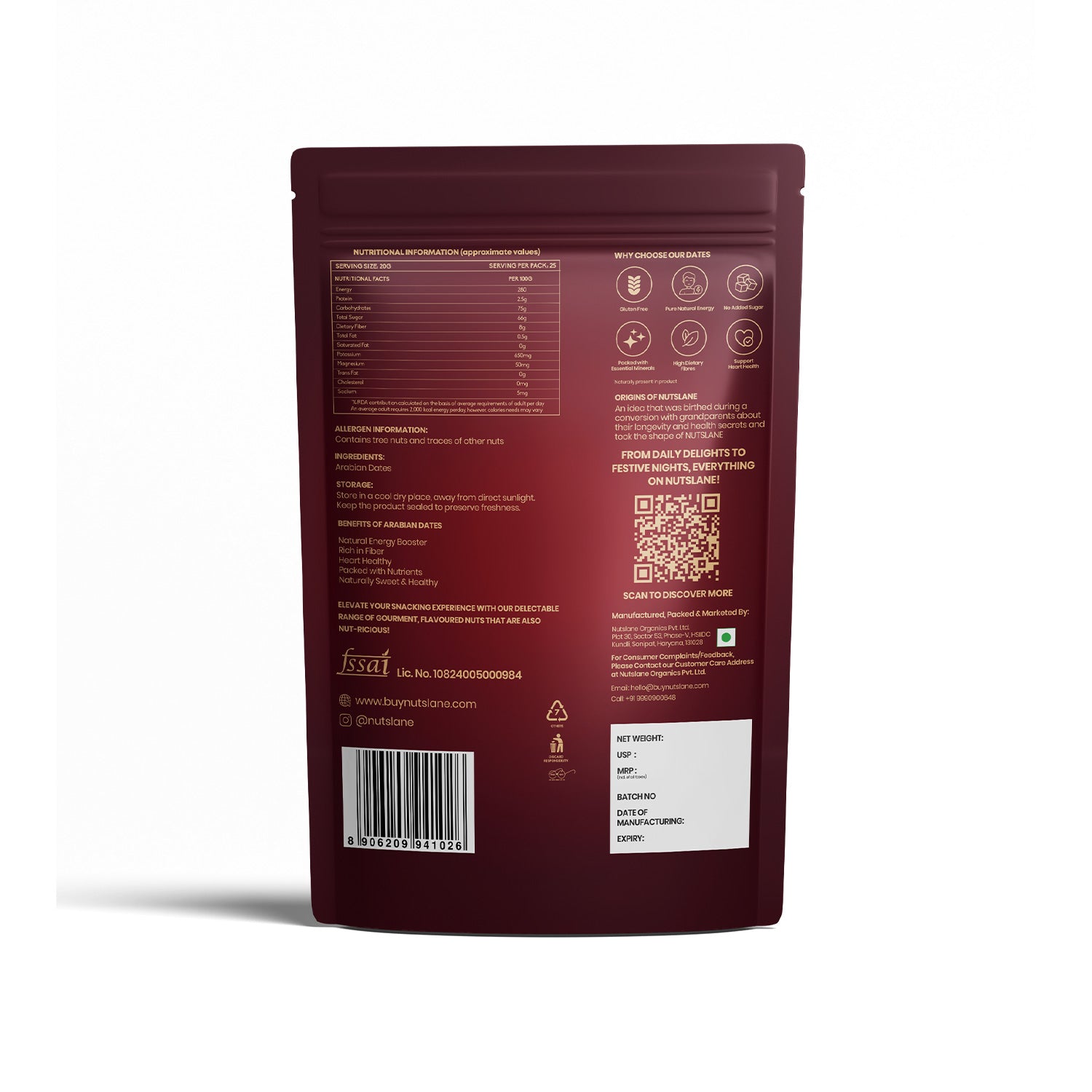 Nutslane Premium Arabian Dates