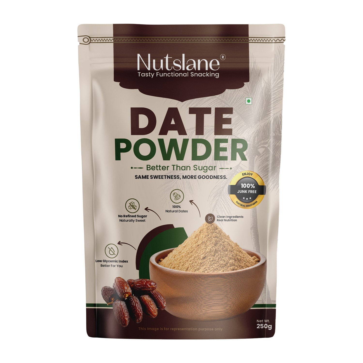 Nutslane Premium Dates Powder - 250g