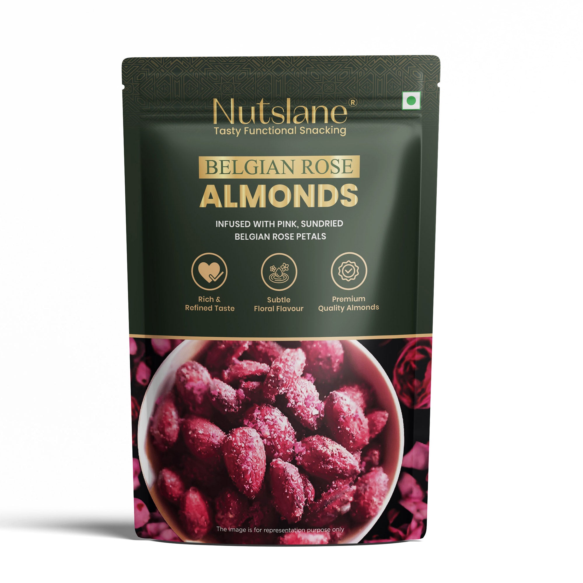 Belgian Rose Almonds (Badam) ā Aromatic, Sweet & Luxury Snack