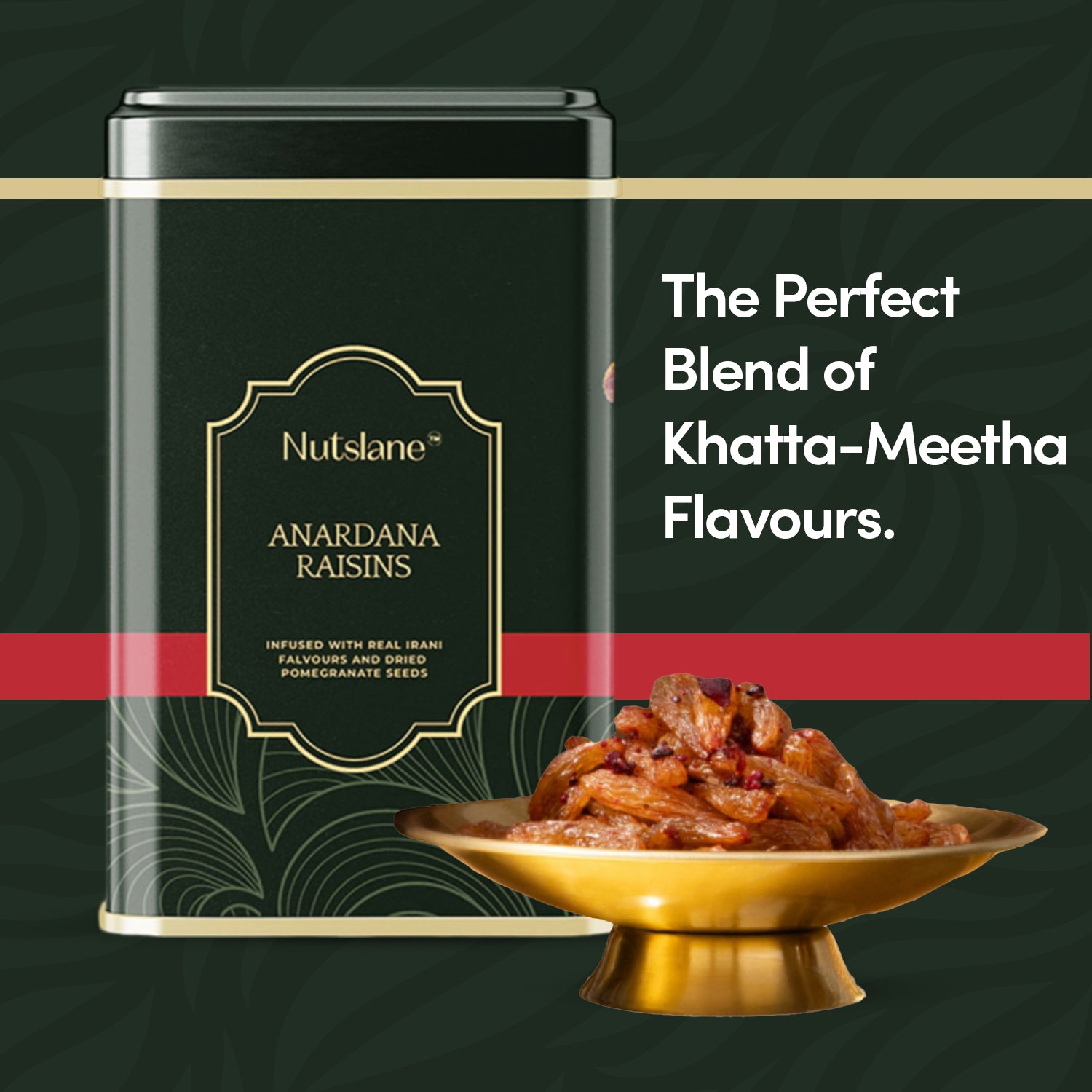 Anardana Raisins – Luxury Tin Pack, Sweet & Tangy Indulgence