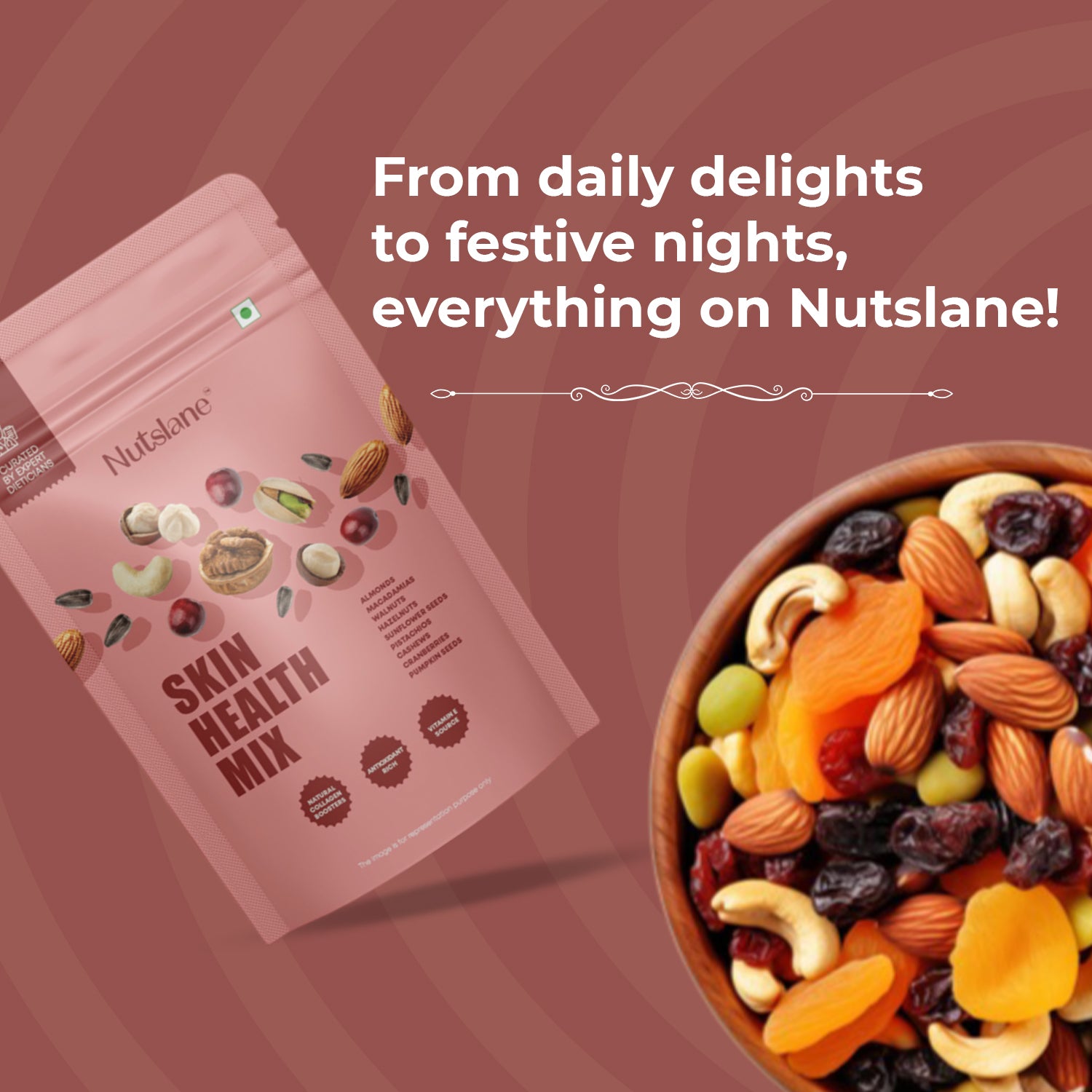 Skin Health Mix – Glow Boosting Nuts, Seeds & Berries