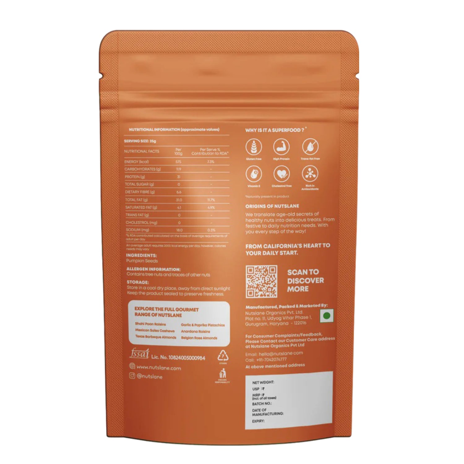 Premium Pumpkin seed | Pack of 2 (200g Each)