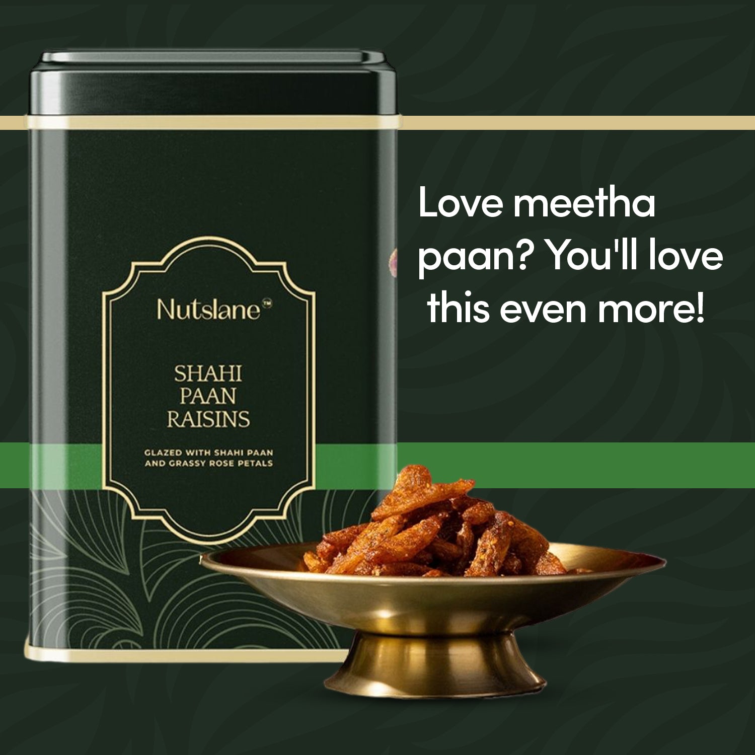 Shahi Paan Raisins – Luxury Tin Pack, Flavoured Indulgence