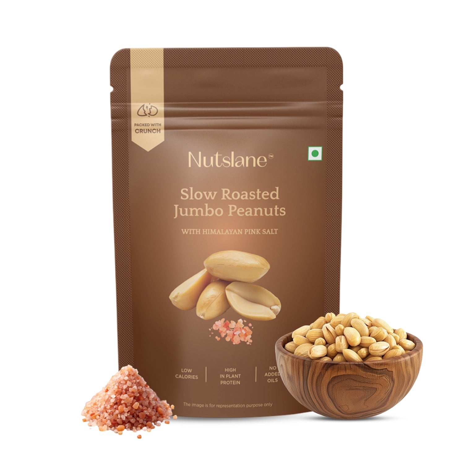 Salted & Roasted Jumbo Peanuts ā Crunchy & Protein-Rich Snack