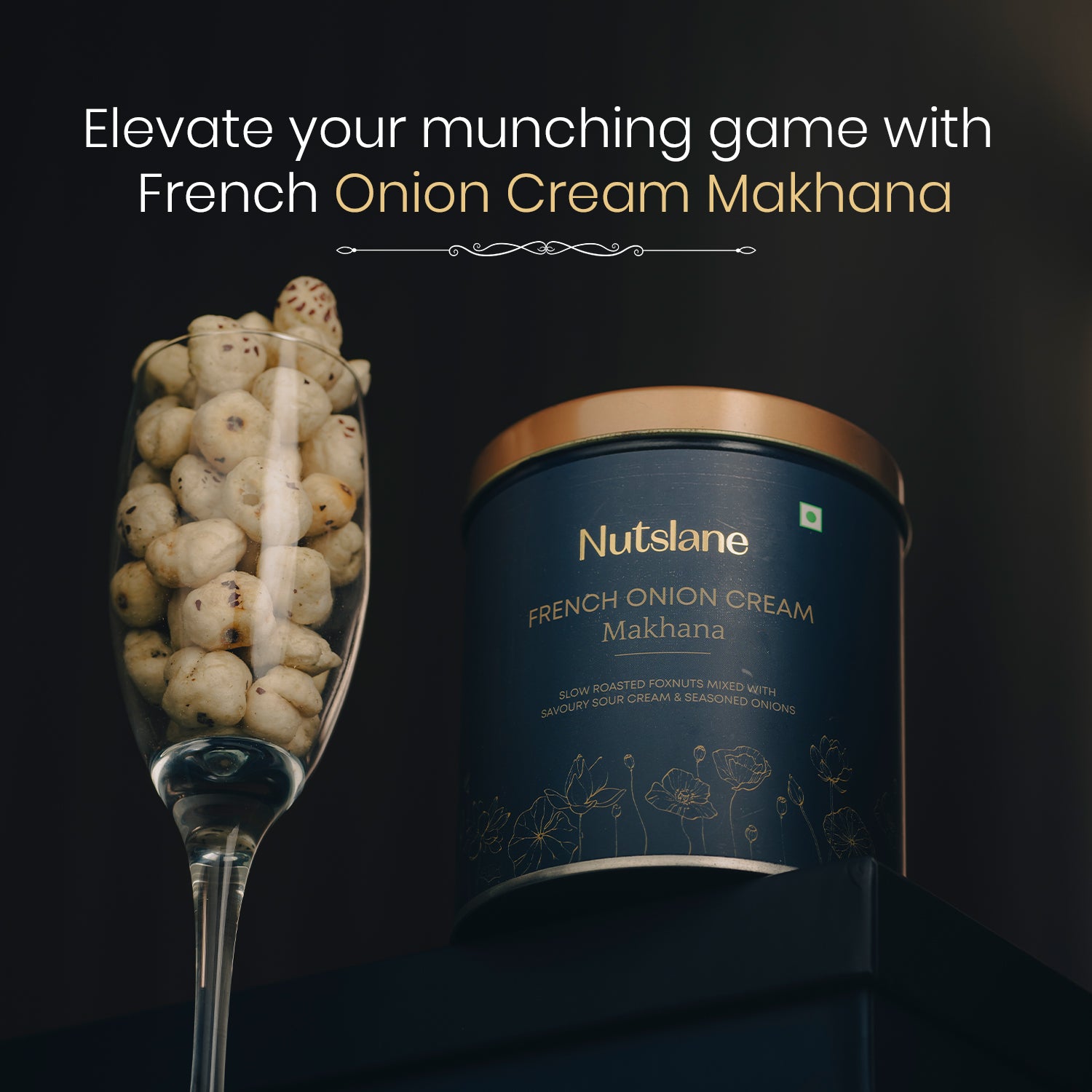 French Onion Cream Makhana - 50g