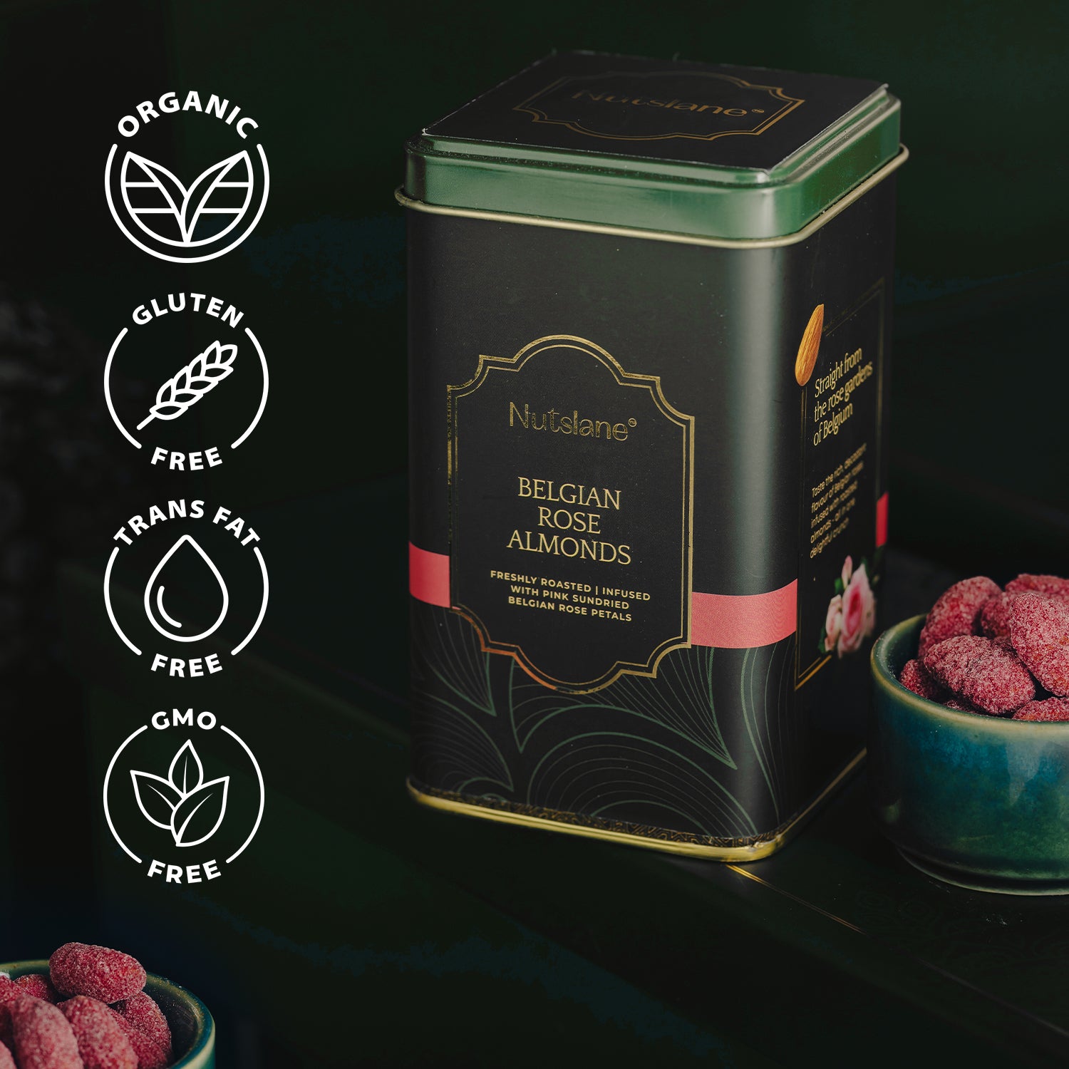 Premium Belgian Rose Almonds