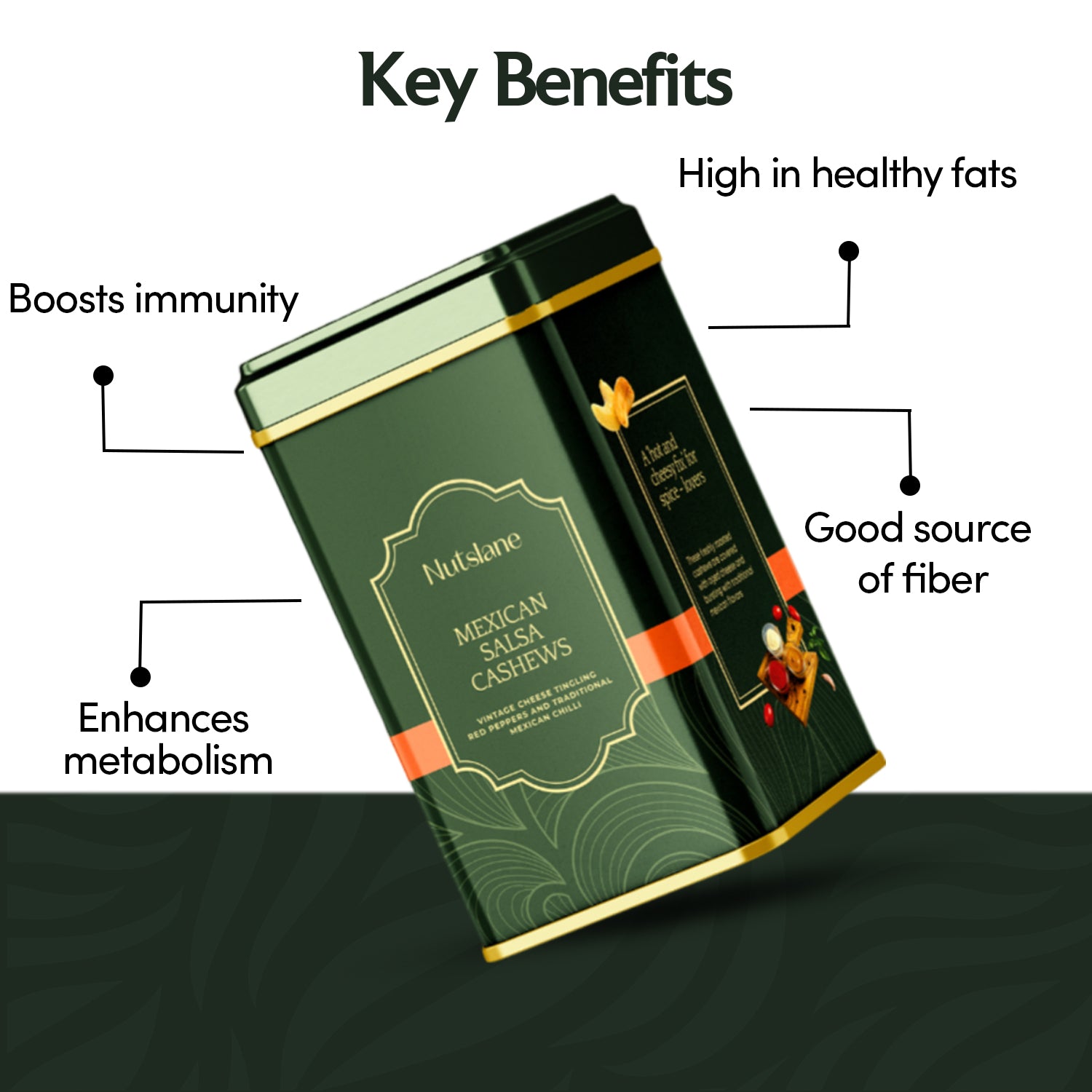 Premium Mexican Salsa Cashews