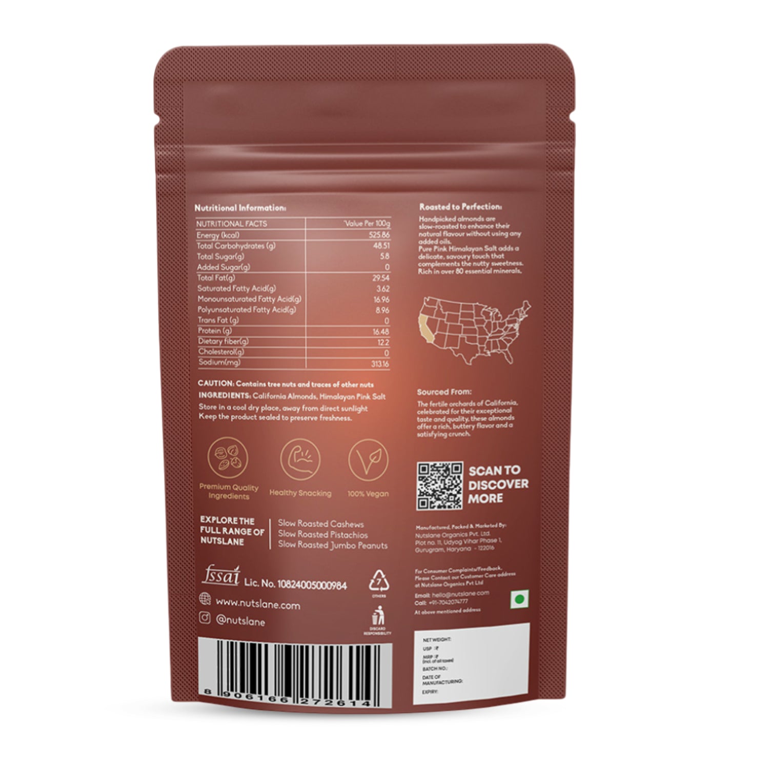 Premium Salted and Roasted Almonds