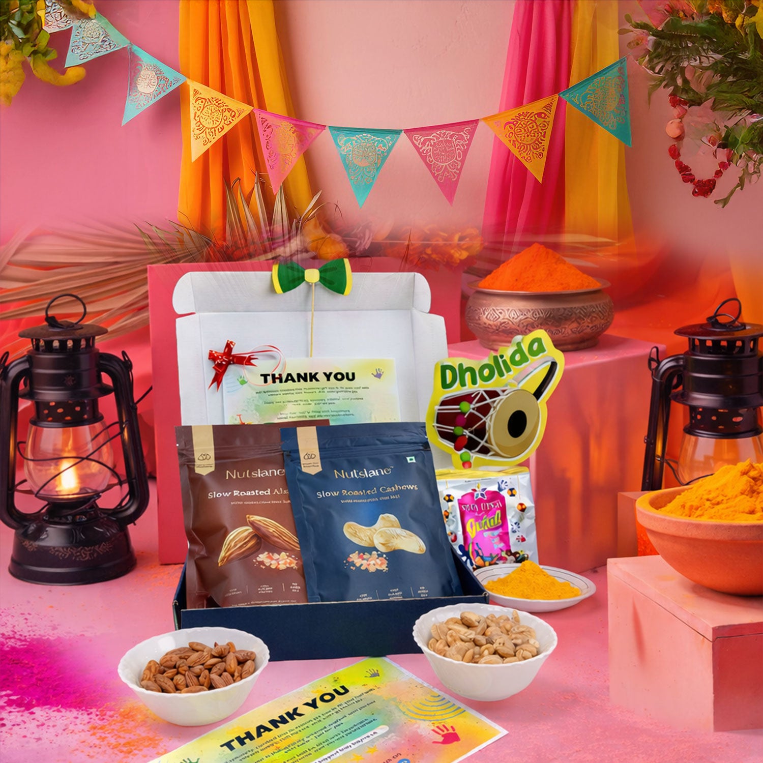 Nutslane Holi Celebration Gift Box β Premium Dry Fruits Hamper
