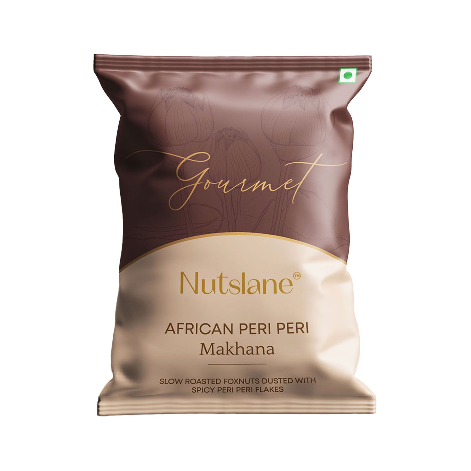 Peri Peri Flavoured Makhana | Roasted Fox Nuts | Healthy Snack Pouch