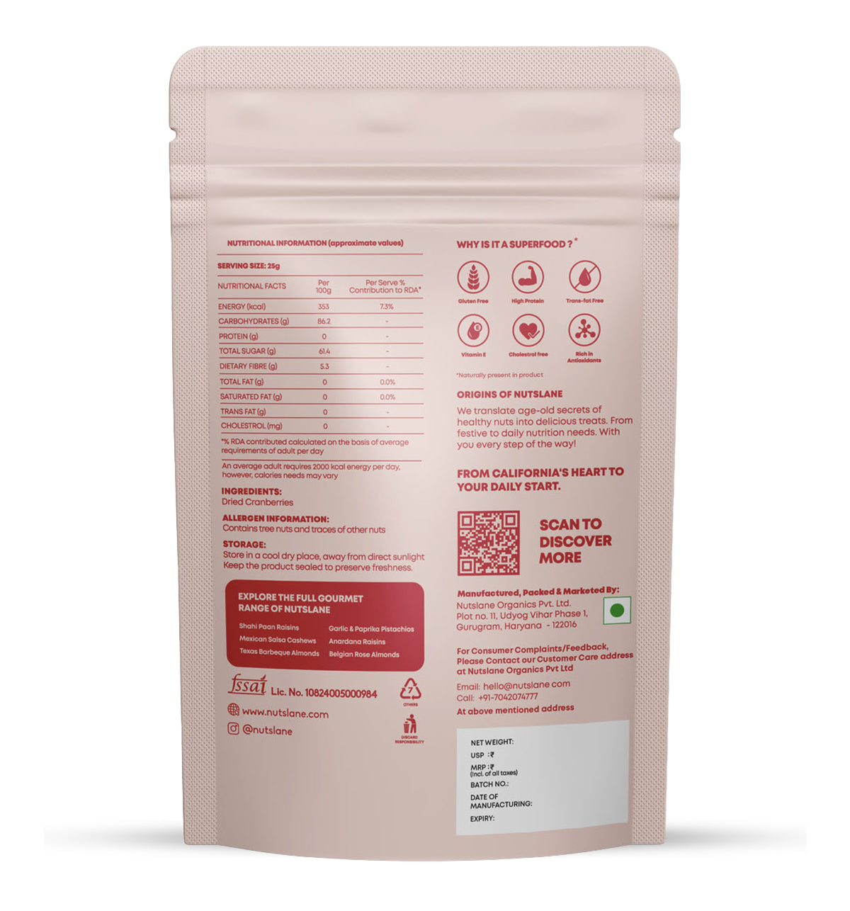 Premium Californian Cranberry