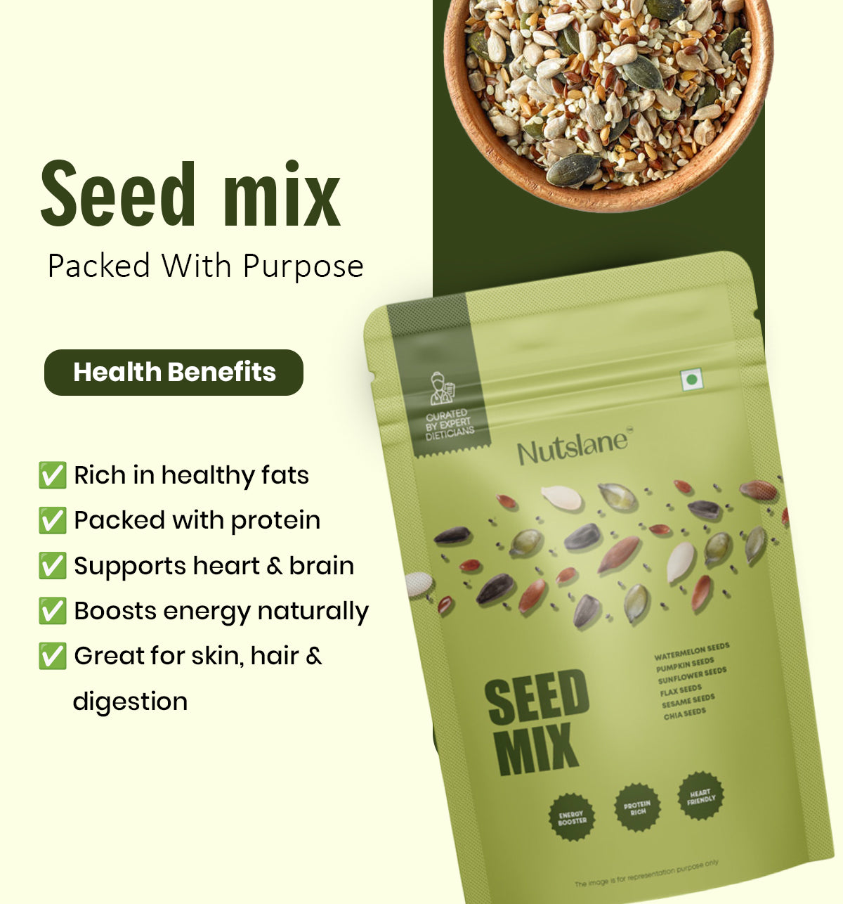 Premium Super Seed Mix | Pack of 2 (200g Each)