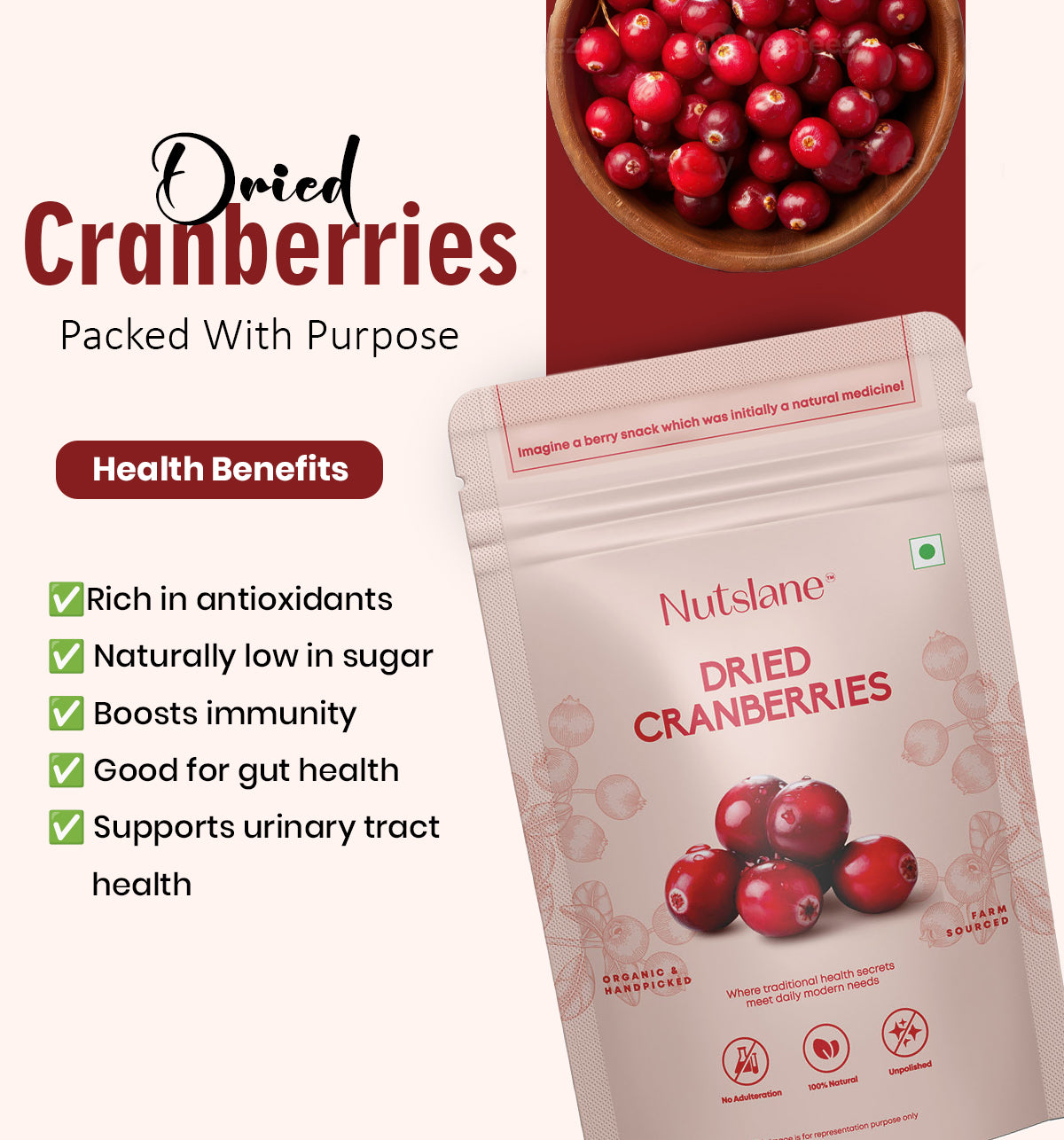 Premium Californian Cranberries