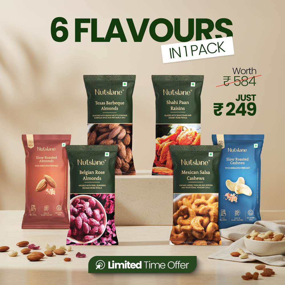 NutsLane Flavour Blast Pack (6 Packs)