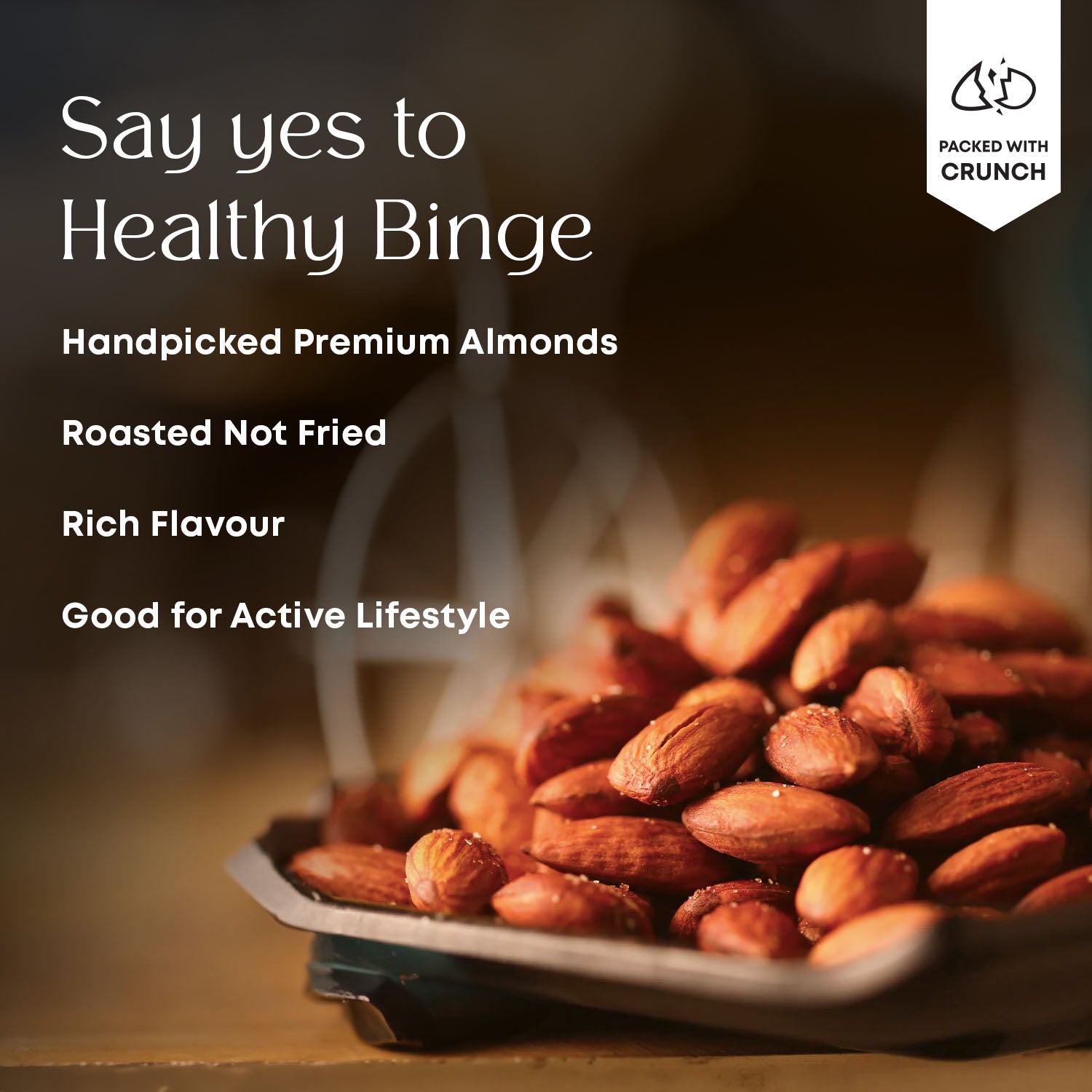 Pink Himalayan Salted and Slow Roasted Almonds