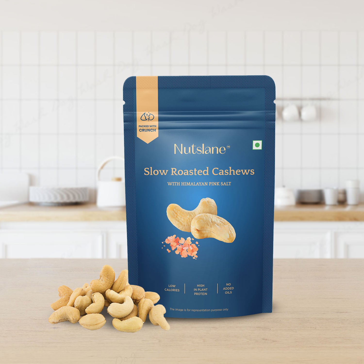 Pink Himalayan Salted and Slow Roasted African Cashews