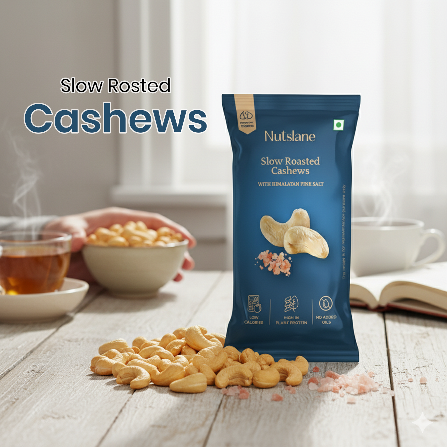 Salted and Roasted Cashews On The Go Pack