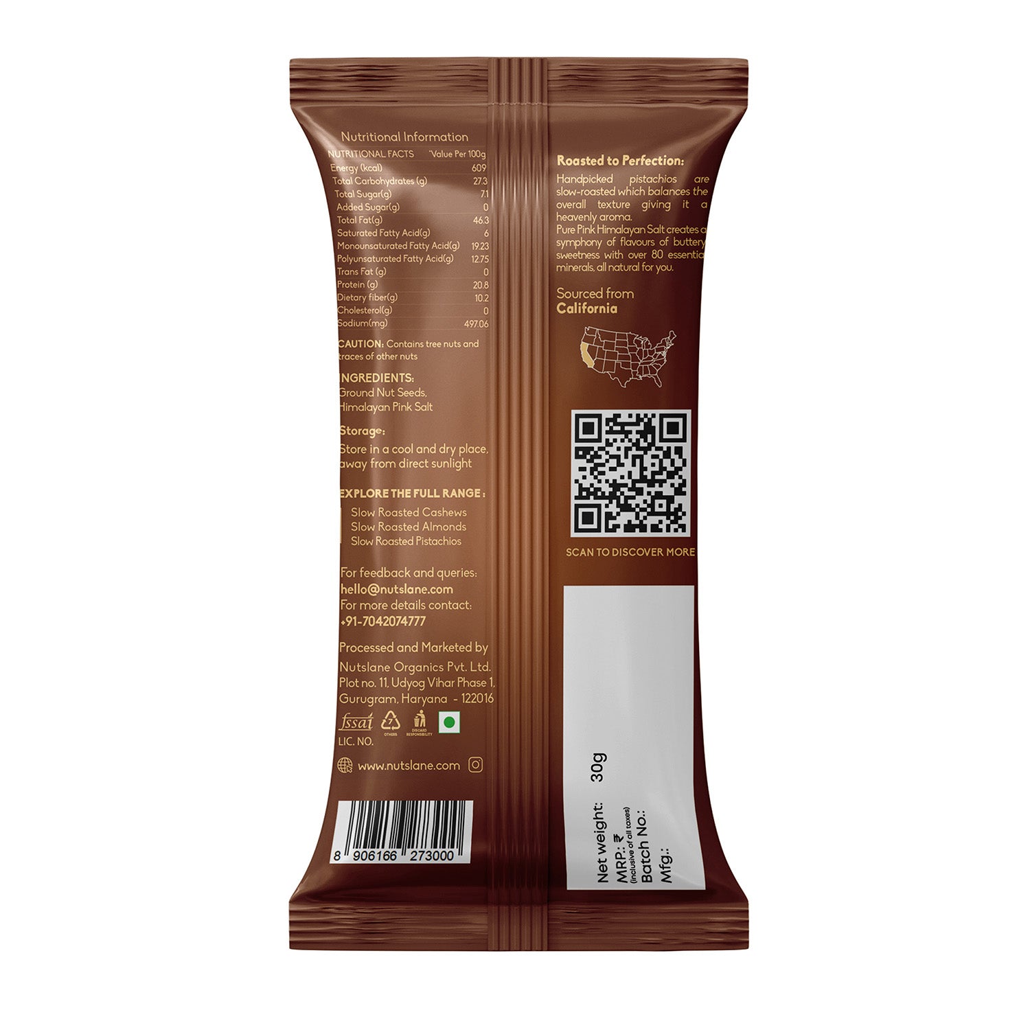 Salted and Roasted Jumbo Peanuts On The Go Pack