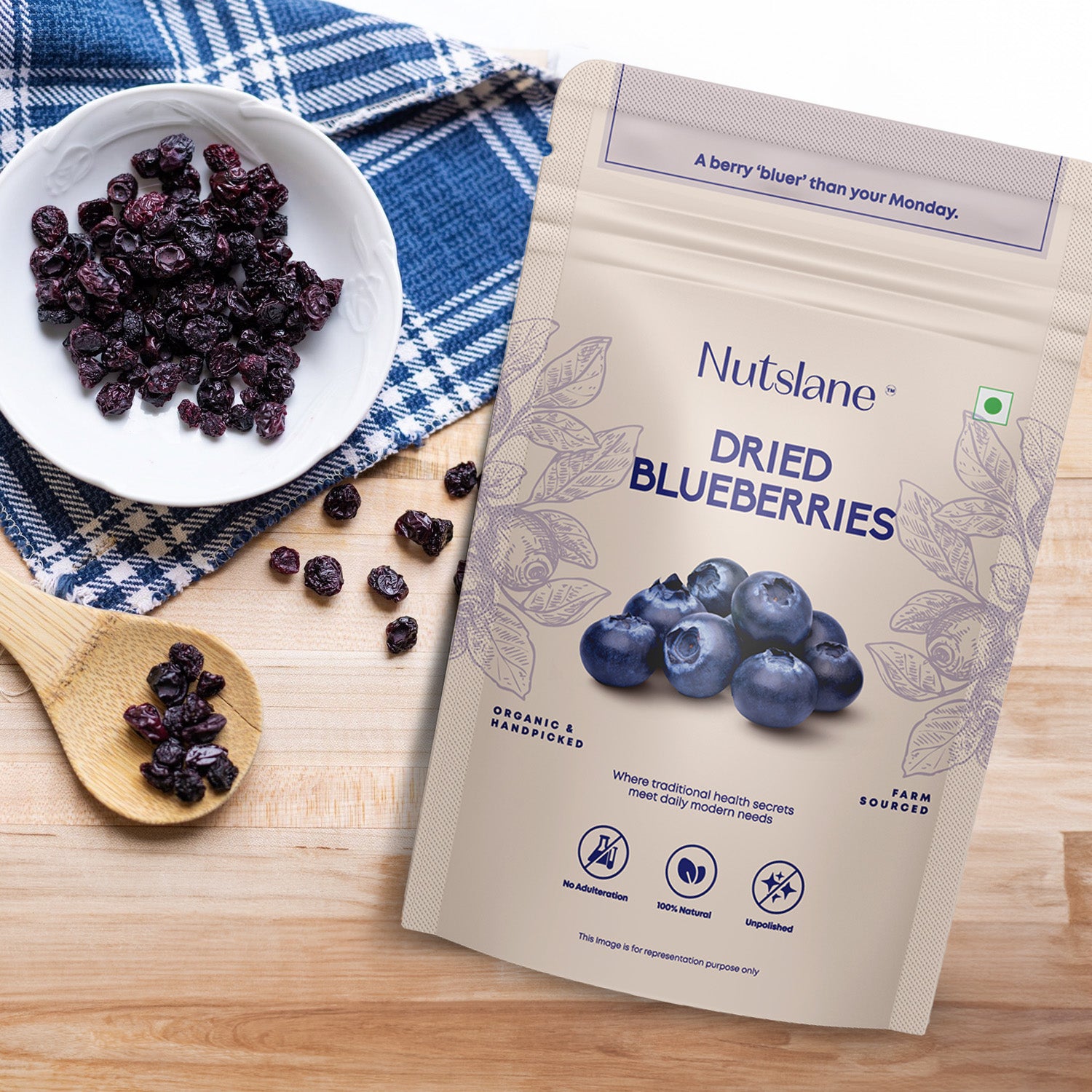 Dried Premium Whole Californian Blueberries