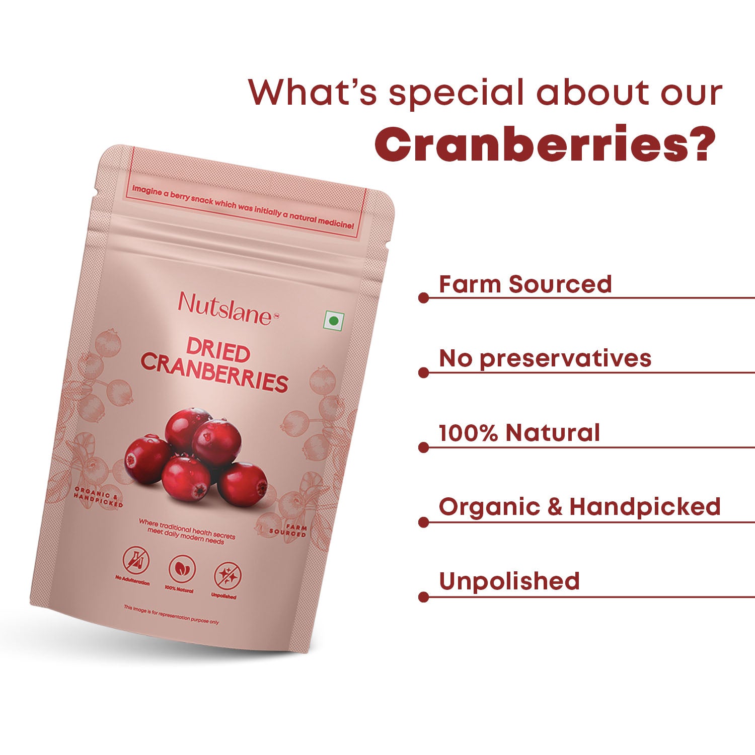 Dried Whole Californian Cranberries