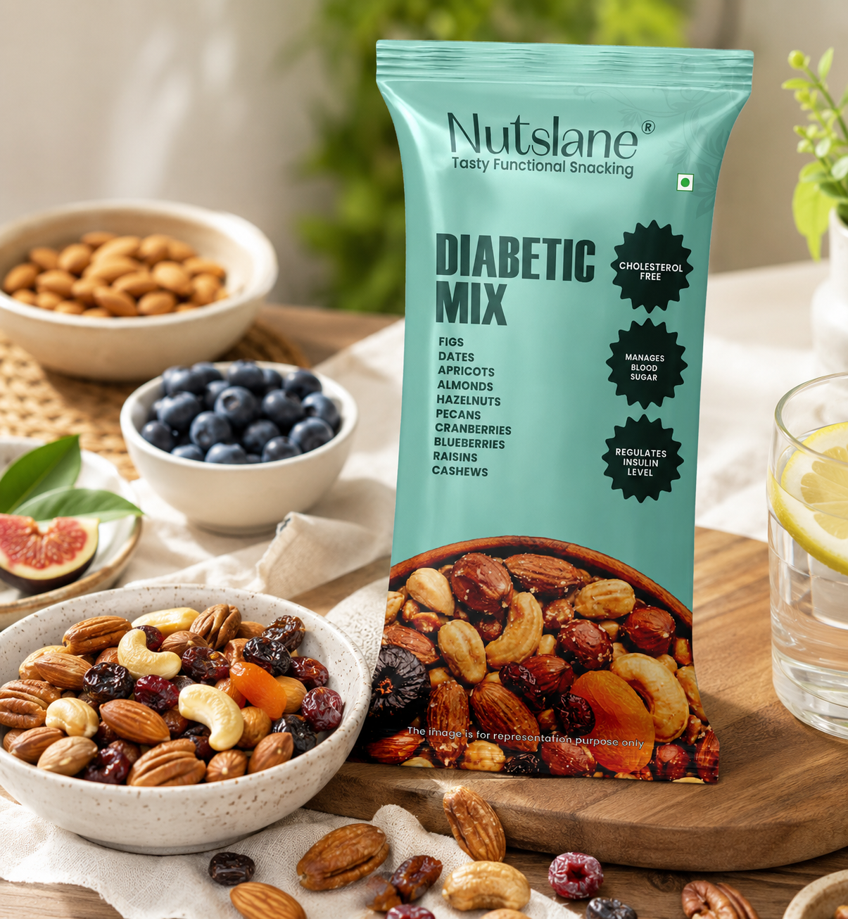 Diabetic Friendly Mix – No Added Sugar Healthy Snack (30g)