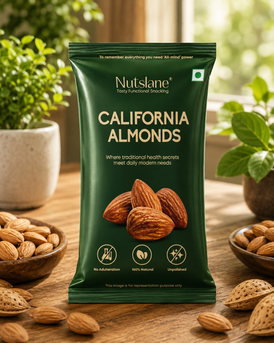 Nutslane California Almonds - 30g