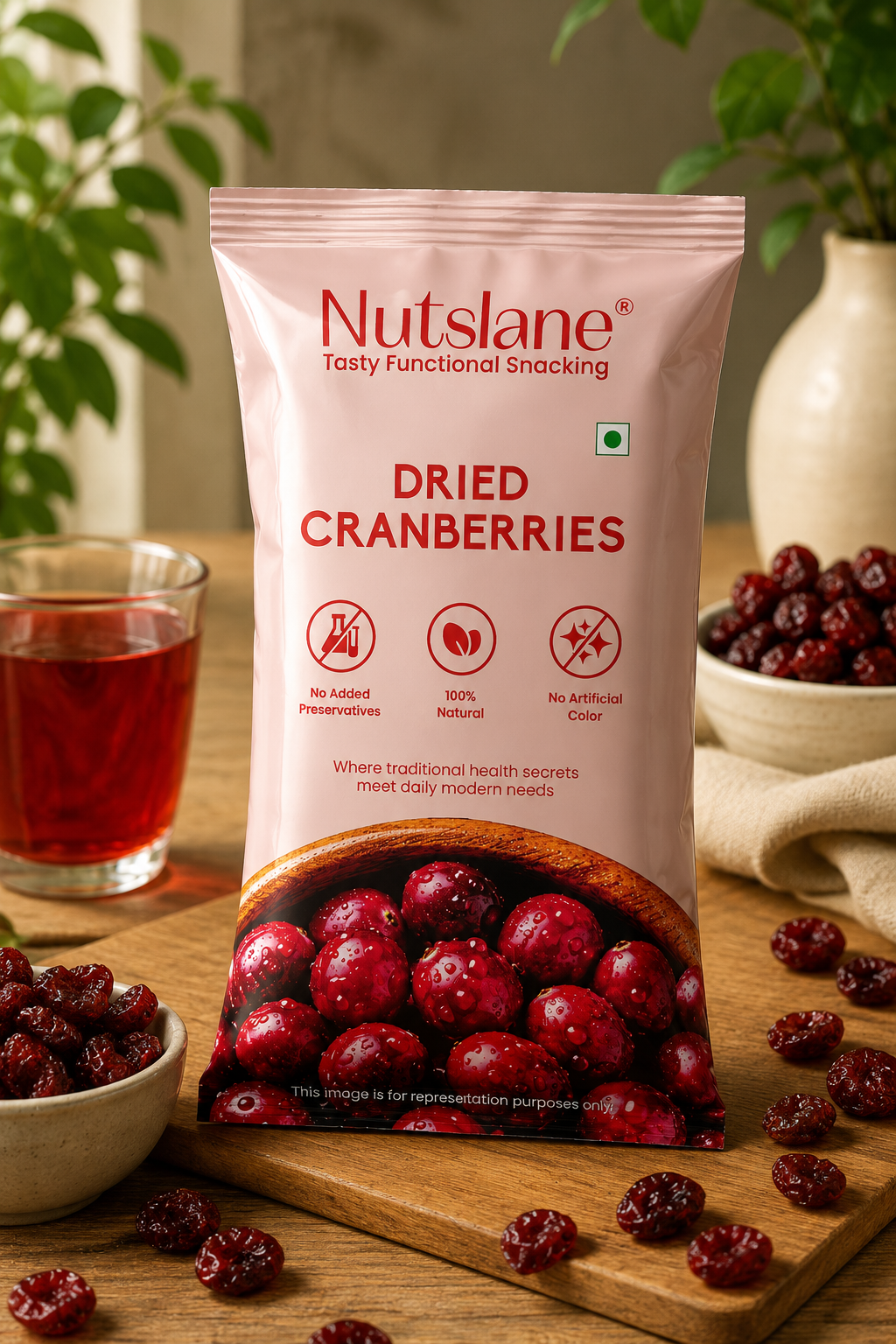 Nutslane Dried Cranberries - 30g