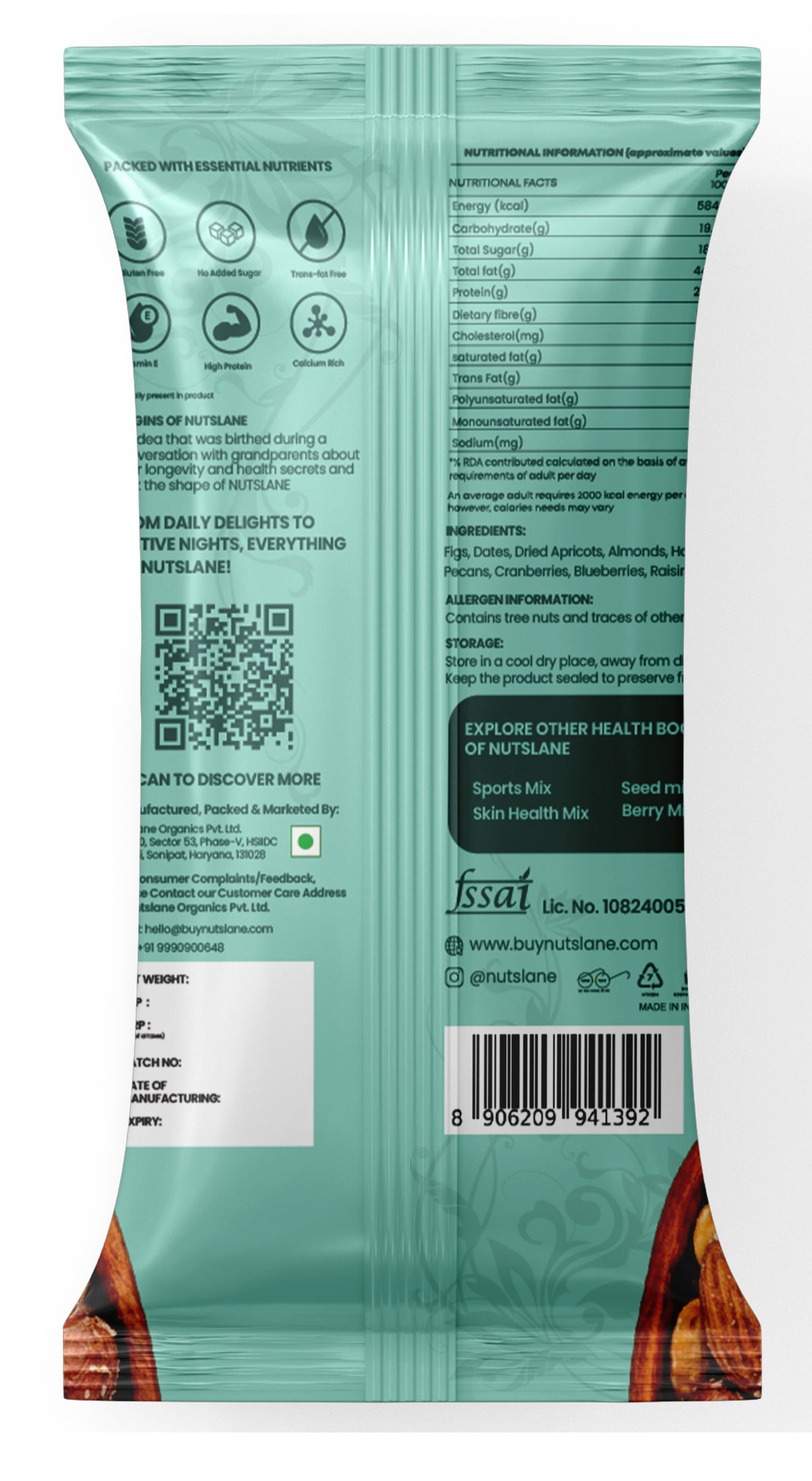 Diabetic Friendly Mix – No Added Sugar Healthy Snack (30g)