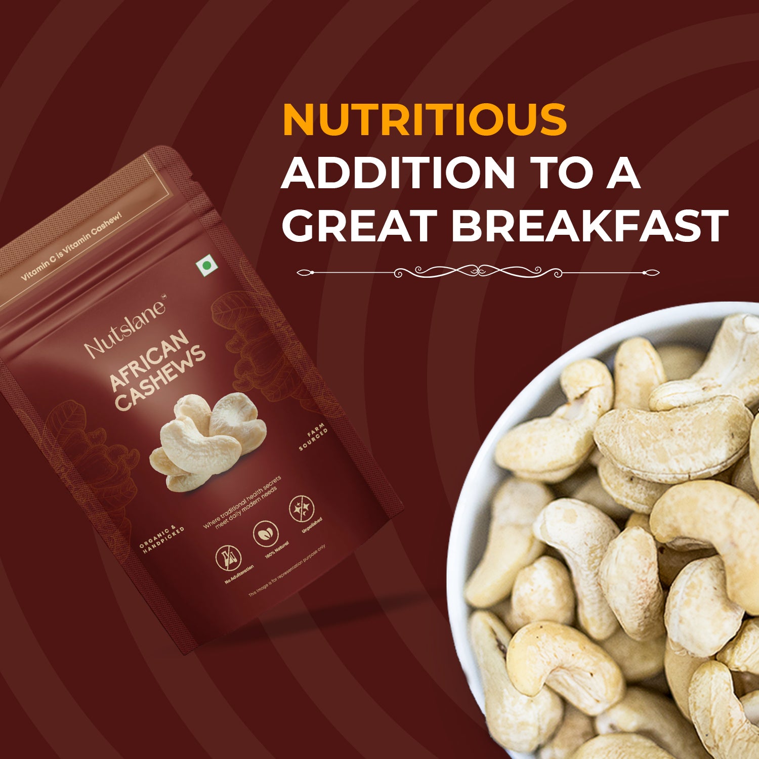 African Cashews Pack of 2 ( 500g Each)