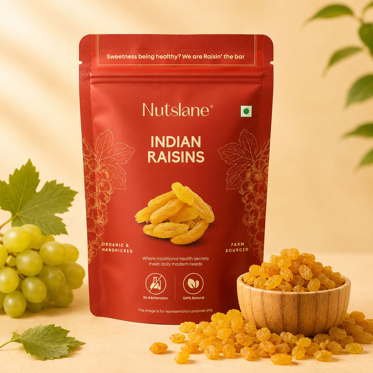 Organic Indian Raisins (Kishmish) – Naturally Sweet & Nutrient-Rich