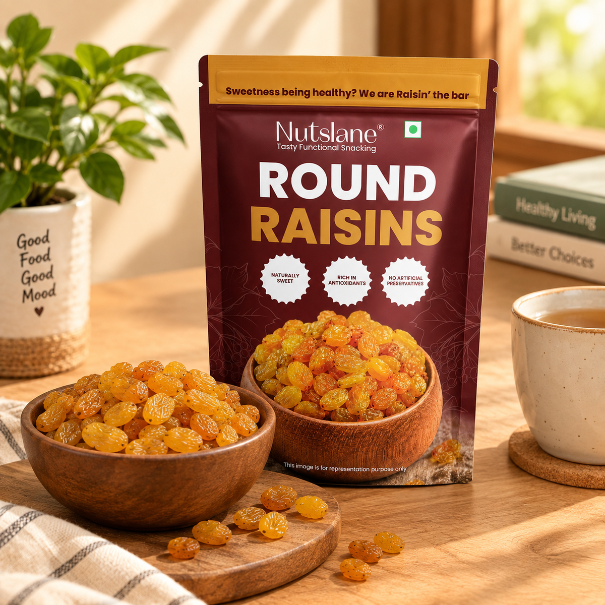 Round Raisins | Premium, Sweet & Juicy Dried Fruit