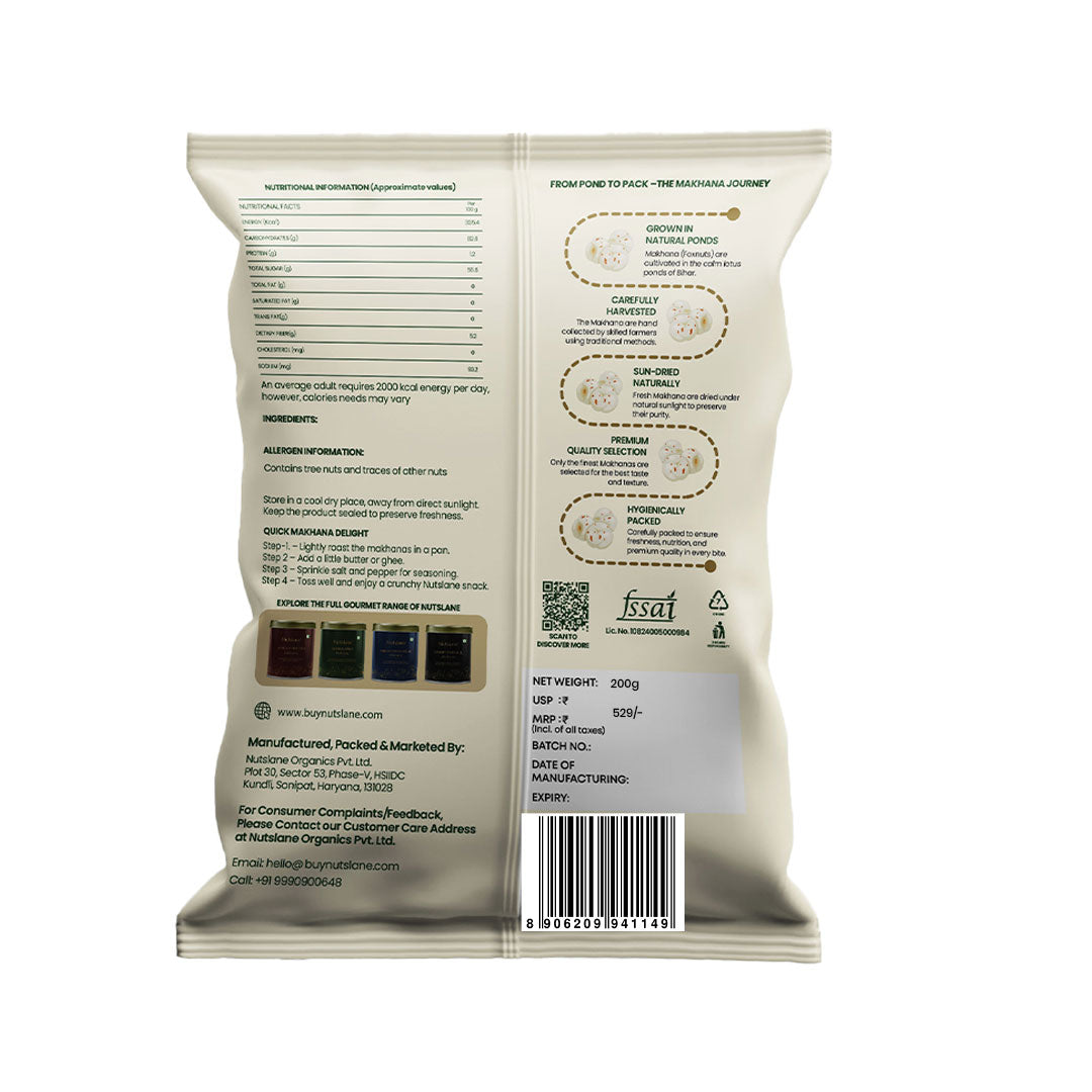 Nutslane Premium Makhana - 200g
