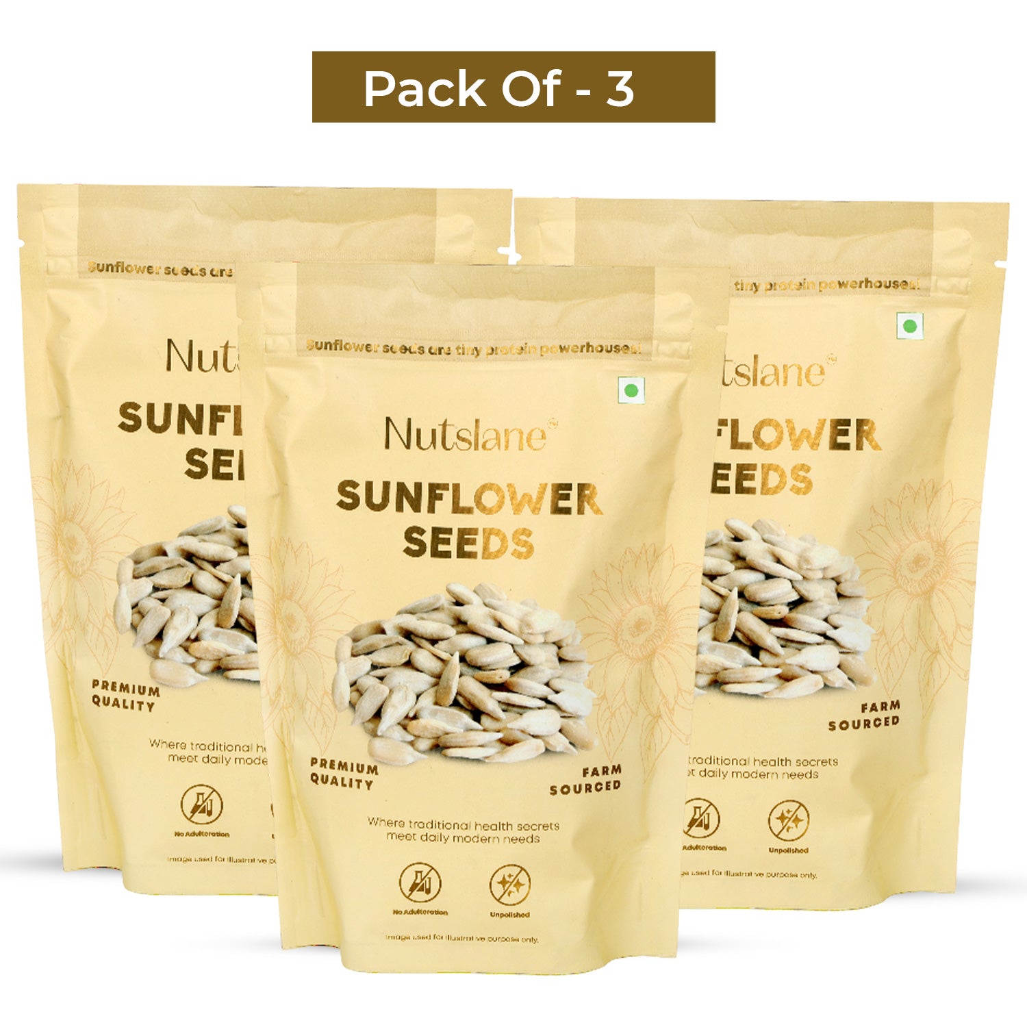 Premium Sunflower Seed | Pack of 3 - 200g
