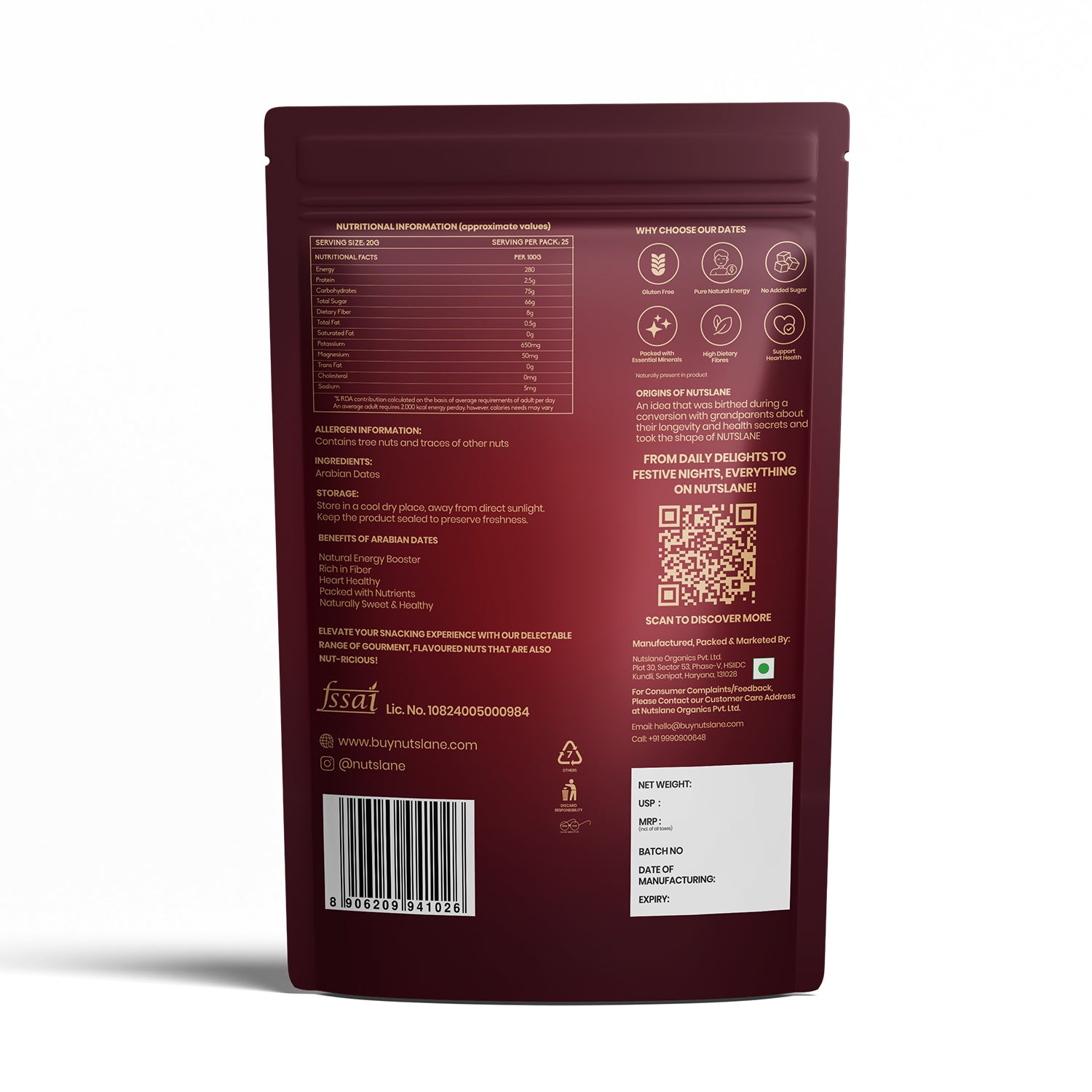 Arabian Dates (Khajoor) – Premium Soft Dates