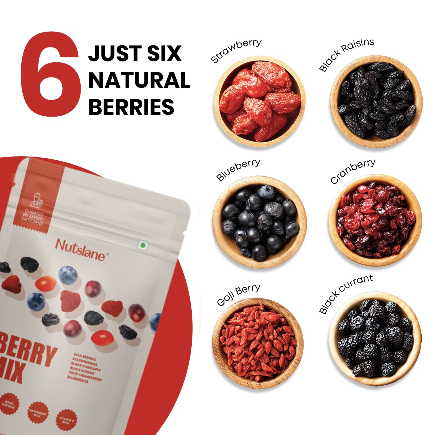 Premium Berries Mix Online - Healthy Dried Berry Snack