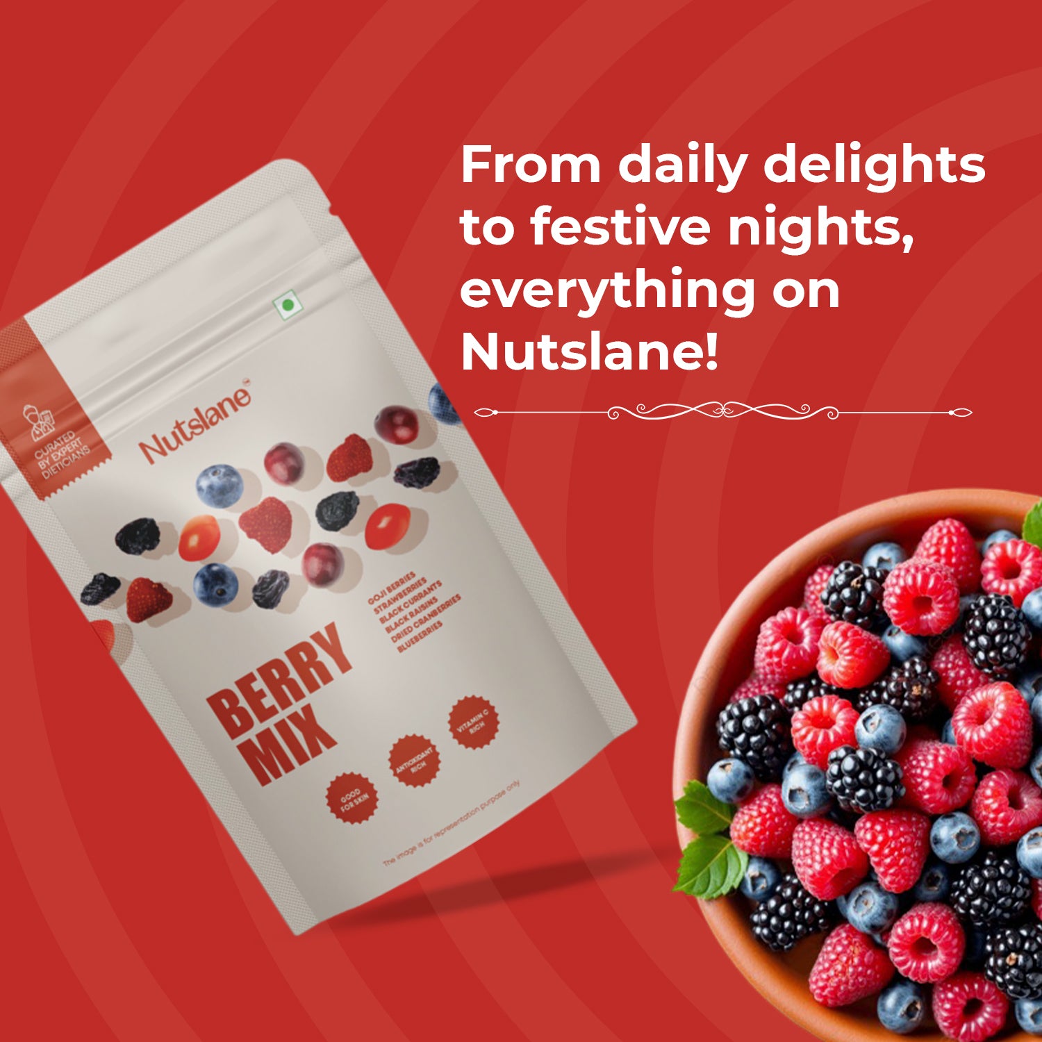 Premium Berries Mix Online - Healthy Dried Berry Snack